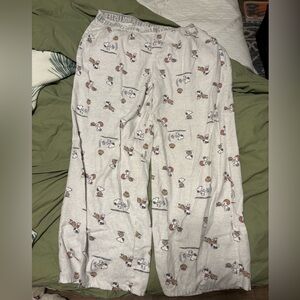 Snoopy Hollister sleep flannel pants